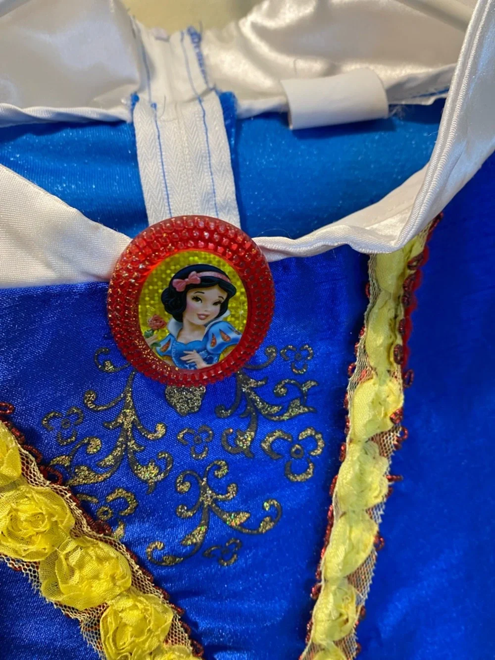 Disney Blue, Yellow & Red Snow White Princess Dress-Up Costume Fits 8-10